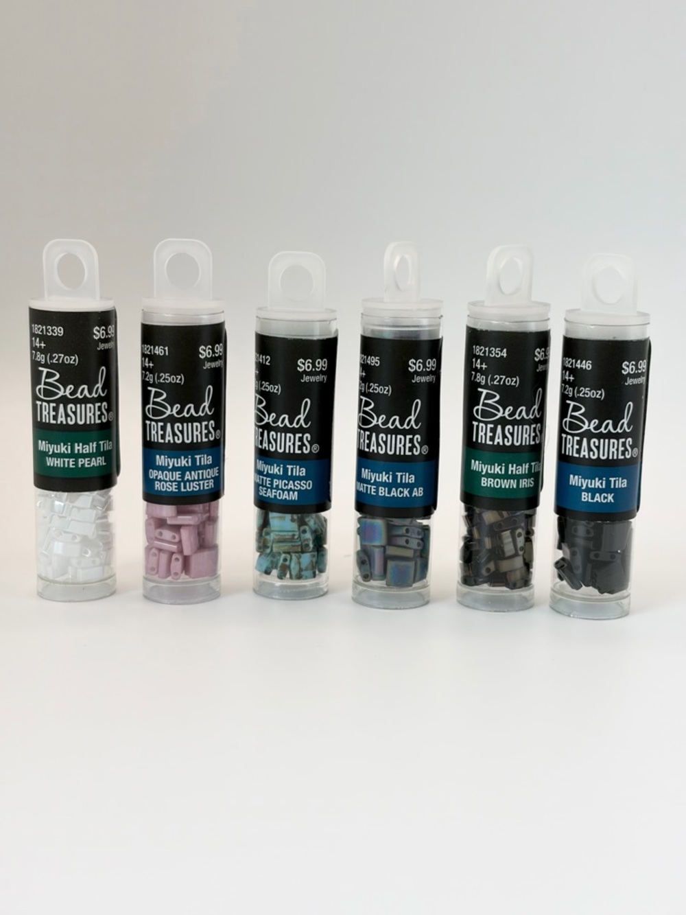 Bead Treasures Miyuki Tila Glass Beads - Multi Color Set